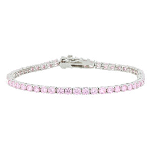 BRACCIALE CM 18 TENNIS MM 3 IN ARGENTO 925