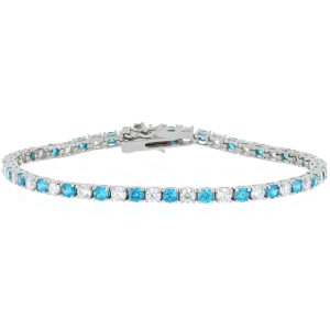 BRACCIALE CM 18 TENNIS 3MM IN ARGENTO 925