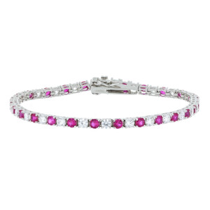 BRACCIALE CM 18 TENNIS 3MM IN ARGENTO 925