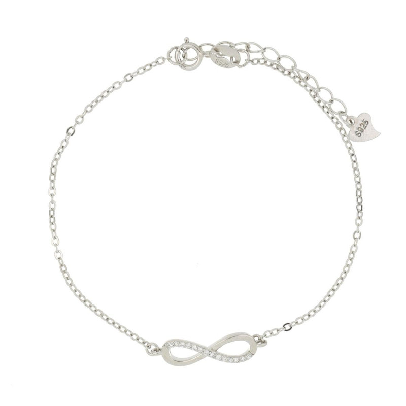 BRACCIALE CM 17+3 INFINITO MM 5 IN ARGENTO 925