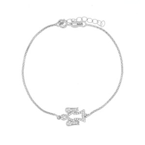 BRACCIALE CM 18+2 ANGELO MM 17 IN ARGENTO 925