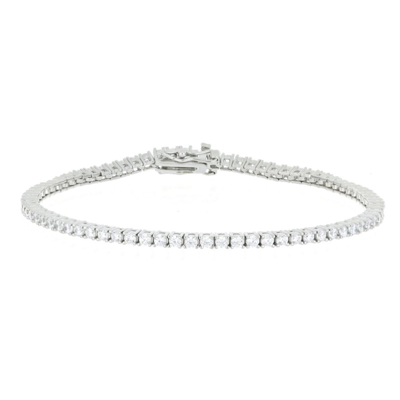 BRACCIALE CM 18 TENNIS 2MM IN ARGENTO 925