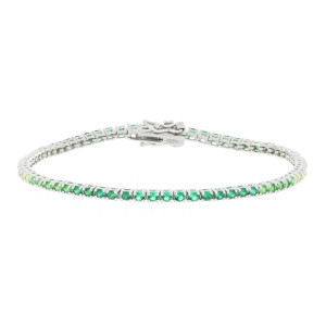 BRACCIALE CM 18 TENNIS 2MM IN ARGENTO 925