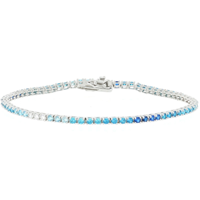 BRACCIALE CM 18 TENNIS 2MM IN ARGENTO 925