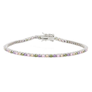 BRACCIALE CM 18 TENNIS 2MM IN ARGENTO 925