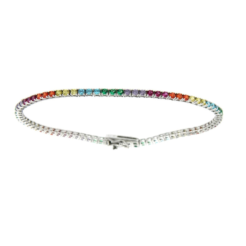 BRACCIALE CM 18 TENNIS 2MM IN ARGENTO 925