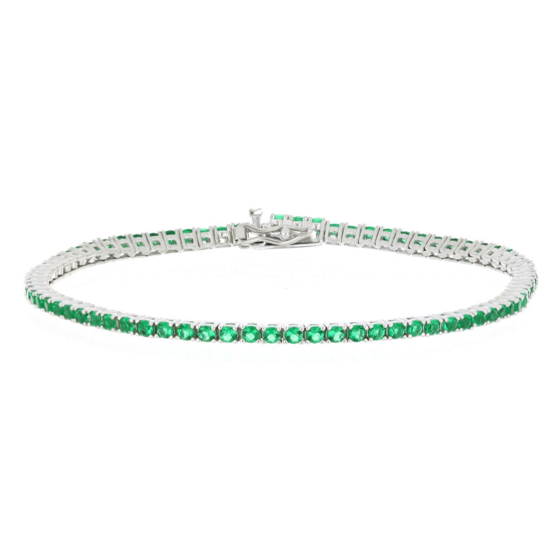 BRACCIALE CM 18 TENNIS 2MM IN ARGENTO 925