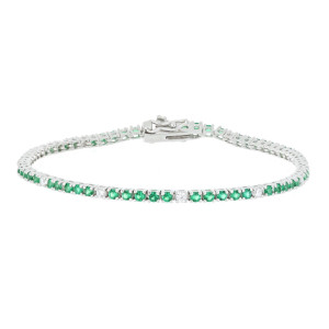 BRACCIALE CM 18 TENNIS 2MM IN ARGENTO 925