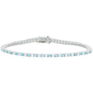 BRACCIALE CM 18 TENNIS 2MM IN ARGENTO 925