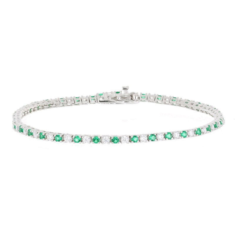 BRACCIALE CM 18 TENNIS 2MM IN ARGENTO 925