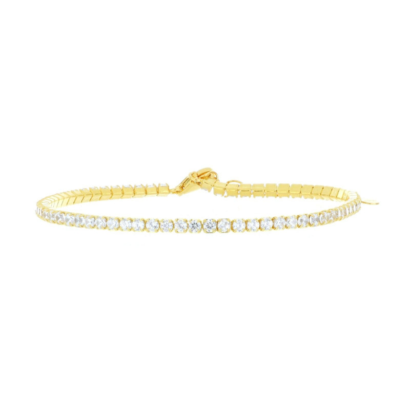 BRACCIALE TENNIS 2MM IN ARGENTO 925