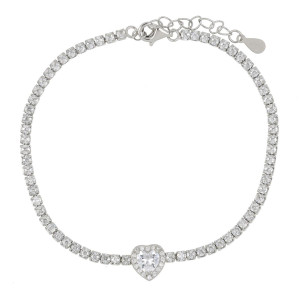 BRACCIALE CUPIDO IN ARGENTO 925 CUORE