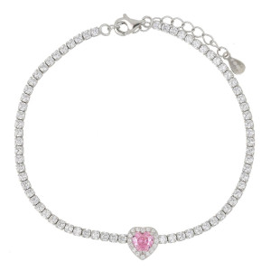 BRACCIALE CUPIDO IN ARGENTO 925 CUORE