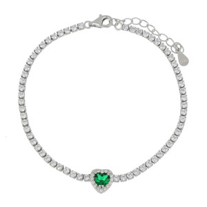 BRACCIALE CUPIDO IN ARGENTO 925 CUORE