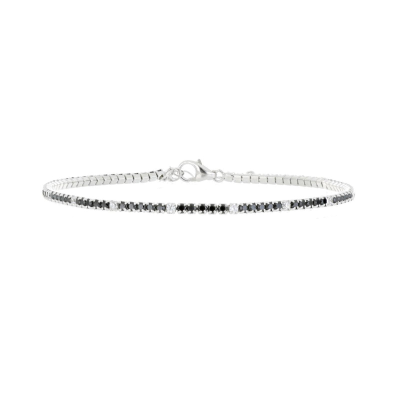 BRACCIALE CM 16+3 TENNIS 1,5MM IN ARGENTO 925