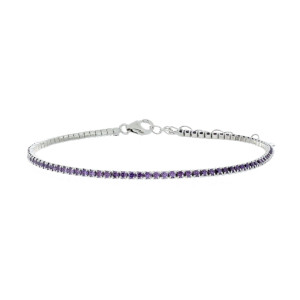 BRACCIALE CM 16+3 TENNIS 1,5MM IN ARGENTO 925