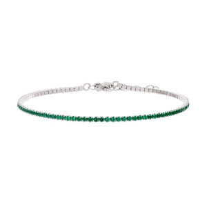 BRACCIALE CM 16+3 TENNIS 1,5MM IN ARGENTO 925