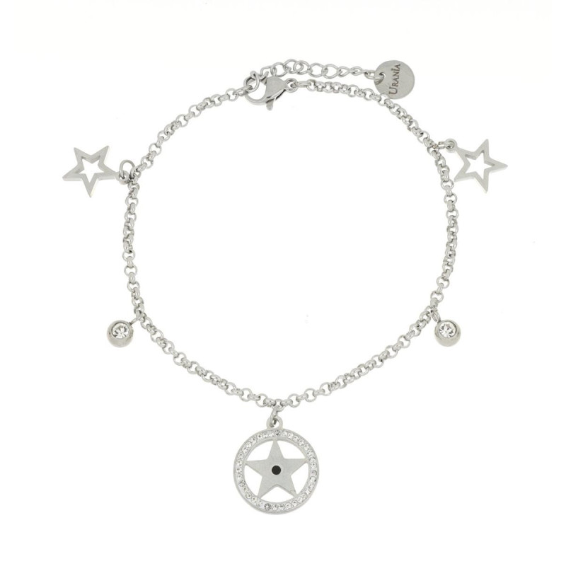 BRACCIALE "IDEAL" CON STELLE CM 19+3 IN ACCIAIO