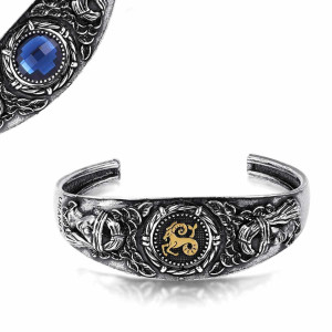 BRACCIALE ANDROMEDA CAPRICORNO IN OTTONE