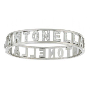 BRACCIALE NOME IN ACCIAIO "ANTONELLA"