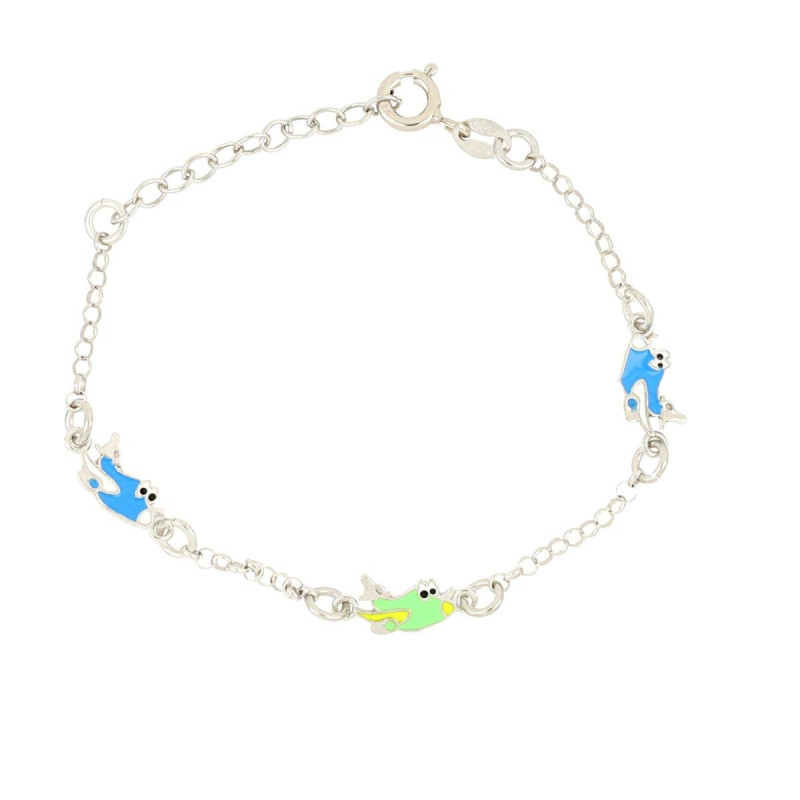 BRACCIALE "BABY" IN ARGENTO 925 3 AEREI