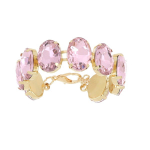 BRACCIALE GLAMOUR IN OTTONE ROSA