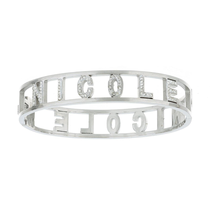 BRACCIALE NOME IN ACCIAIO "NICOLE"