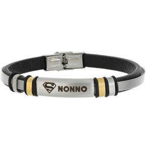 BRACCIALE IN ACCIAIO "NONNO"