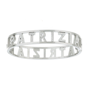 BRACCIALE NOME IN ACCIAIO "PATRIZIA"