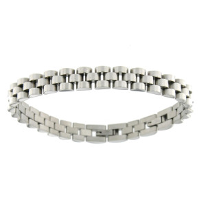 BRACCIALE UOMO IN ACCIAIO MAGLIA ROLEX