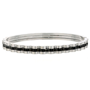 BRACCIALE UOMO MAGLIA ROLEX DIAMETRO MM 6 IN ACCIAIO