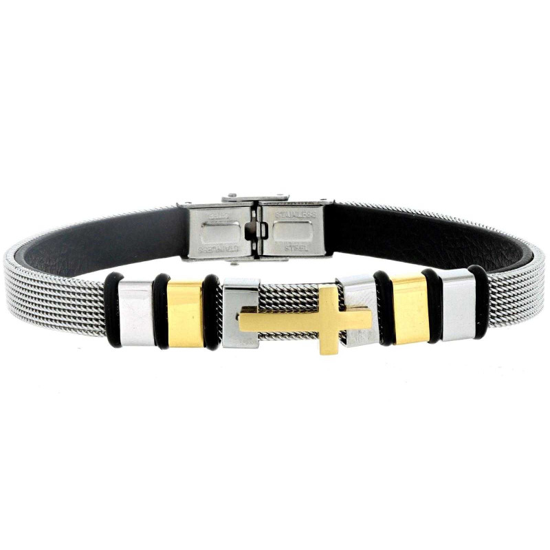 BRACCIALE CM 22 UOMO IN ACCIAIO