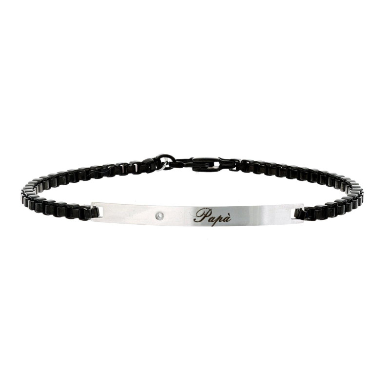 BRACCIALE CM 21 UOMO IN ACCIAIO