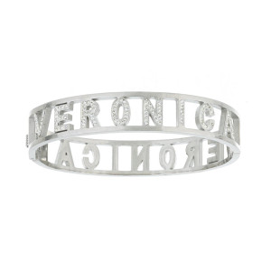 BRACCIALE NOME IN ACCIAIO "VERONICA"