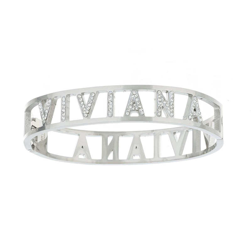 BRACCIALE NOME IN ACCIAIO "VIVIANA"