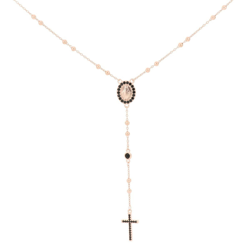 COLLANA CM 55+5 ROSARIO MM 2 IN ARGENTO 925