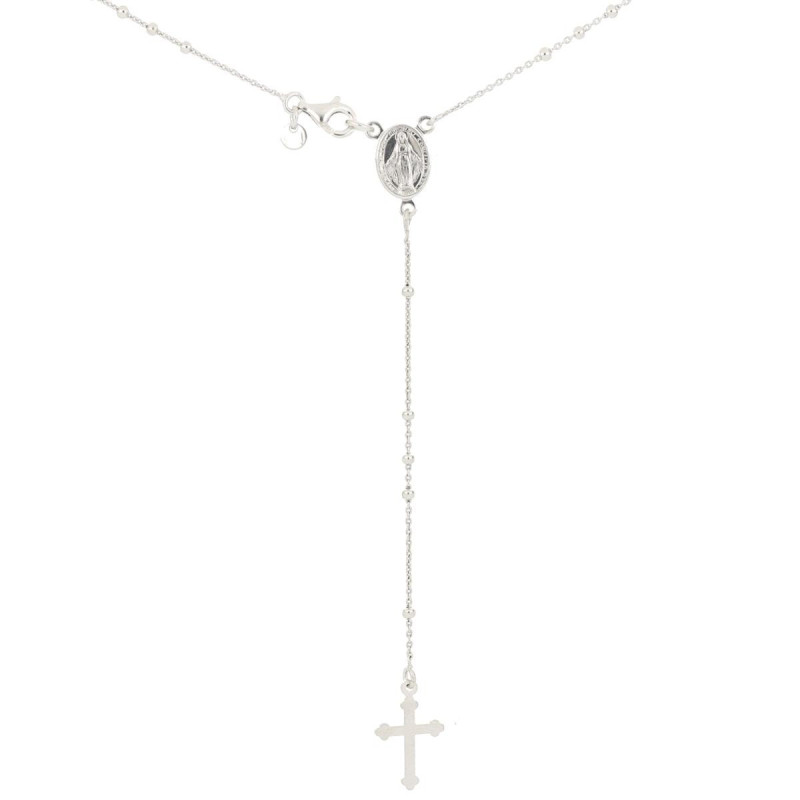 COLLANA CM 42 ROSARIO MM 2 IN ARGENTO 925