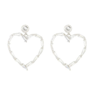 ORECCHINI MM 23 MISTI IN ARGENTO 925 CUORE