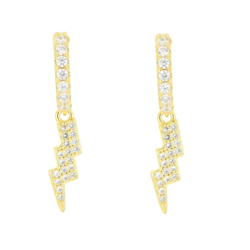 ORECCHINI MM 12 MISTI IN ARGENTO 925 FULMINE MM 15