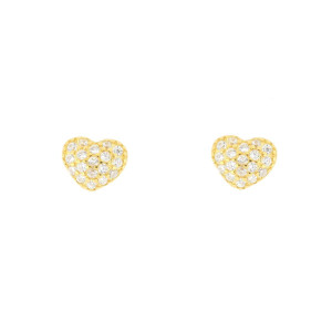 ORECCHINI MM 4 CUORE MISTI IN ARGENTO 925