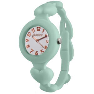 OROLOGIO FLOWERAPP IN SILICONE CON ZIRCONI VERDE