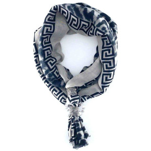 FOULARD GIOIELLO GRIGIO