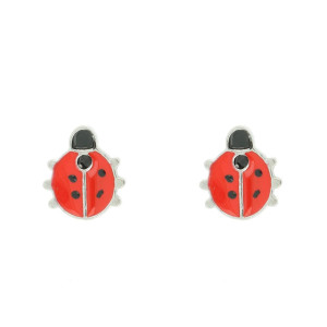 ORECCHINI BABY IN ARGENTO 925 COCCINELLA MM 8