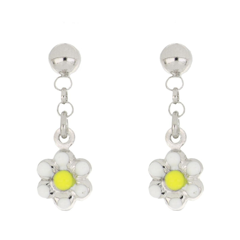 ORECCHINI BABY FIORE MM 6 IN ARGENTO 925