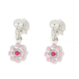 ORECCHINI BABY FIORE MM 6 IN ARGENTO 925