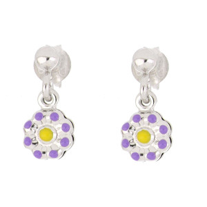 ORECCHINI BABY FIORE MM 6 IN ARGENTO 925