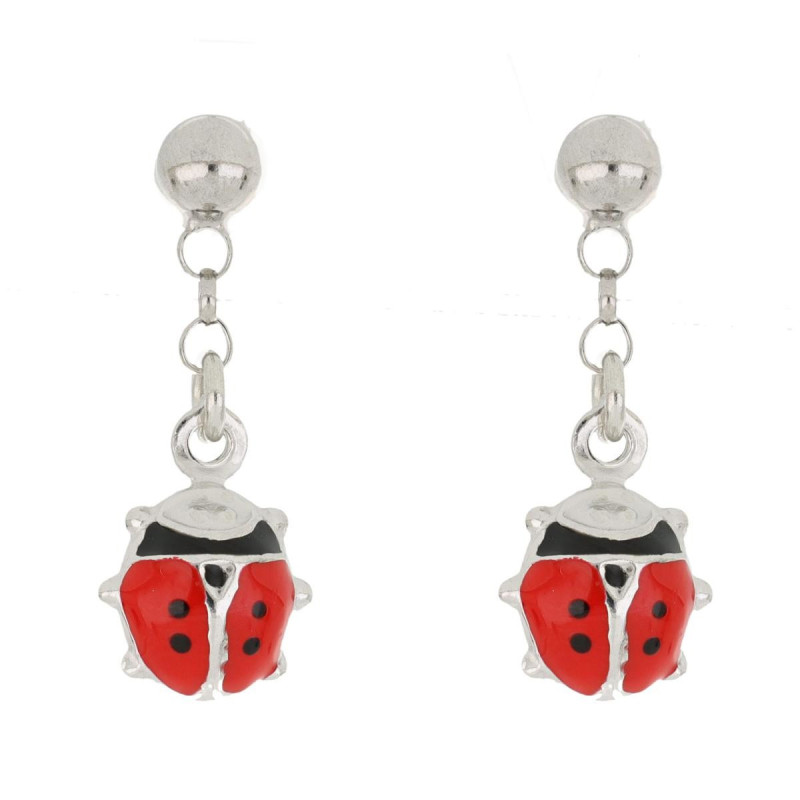 ORECCHINI BABY IN ARGENTO 925 COCCINELLA MM 11