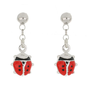 ORECCHINI BABY IN ARGENTO 925 COCCINELLA MM 11