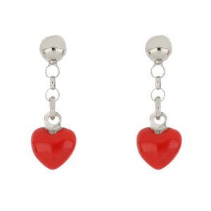 ORECCHINI BABY IN ARGENTO 925 CUORE MM 6