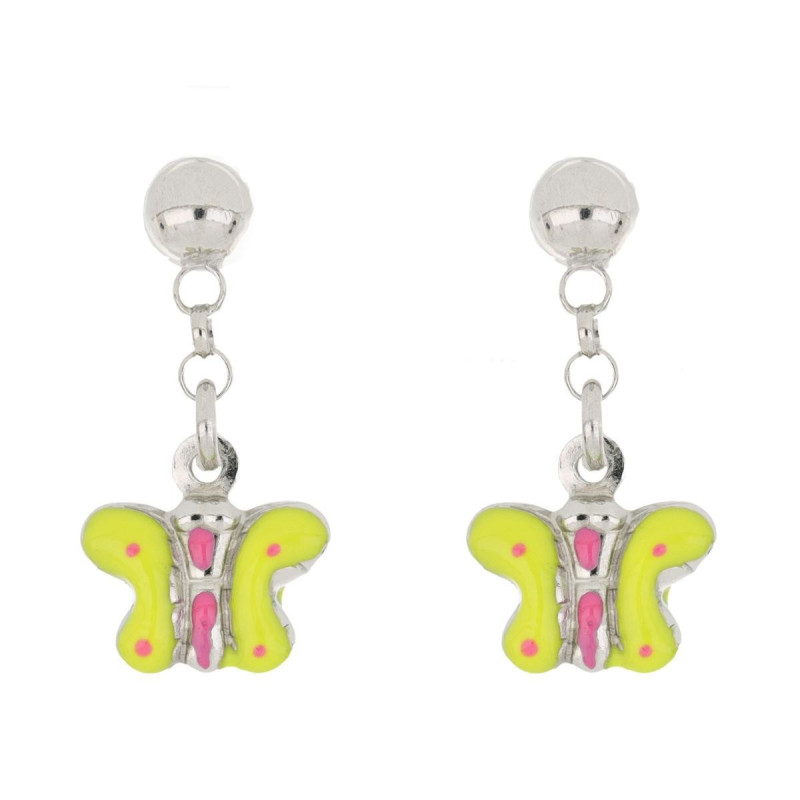 ORECCHINI BABY IN ARGENTO 925 FARFALLA MM 6